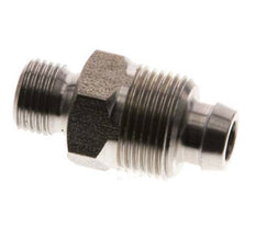10x8 & G1/8'' Acero inoxidable 1.4571 Racor recto con rosca macho