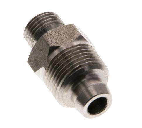 10x8 & G1/8'' Acero inoxidable 1.4571 Racor recto con rosca macho