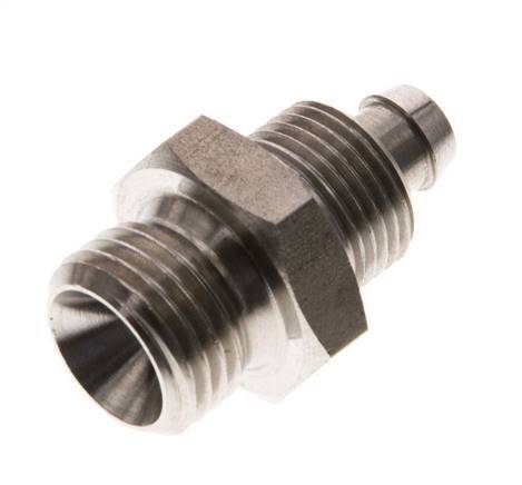 8x6 & G1/4'' Acero inoxidable 1.4571 Racor recto con rosca macho