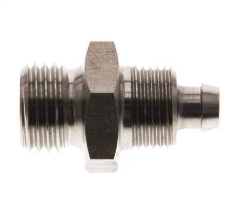 8x6 & G1/4'' Acero inoxidable 1.4571 Racor recto con rosca macho