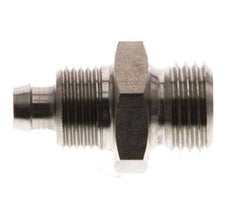8x6 & G1/4'' Acero inoxidable 1.4571 Racor recto con rosca macho