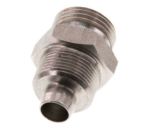 10x8 & G3/8'' Acero inoxidable 1.4571 Racor recto con rosca macho