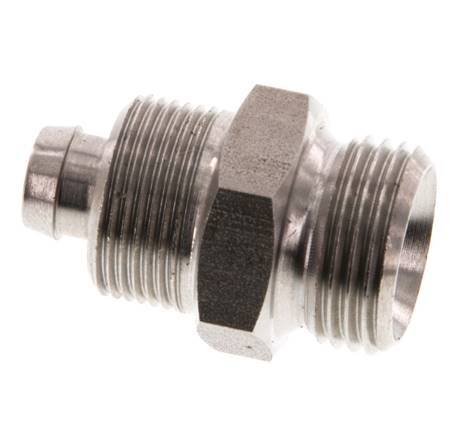 10x8 & G3/8'' Acero inoxidable 1.4571 Racor recto con rosca macho