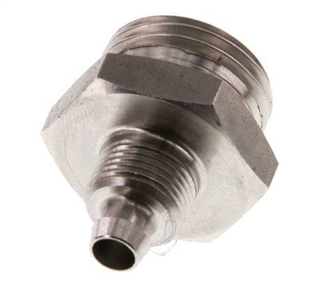 8x6 & G1/2'' Acero inoxidable 1.4571 Racor recto con rosca macho