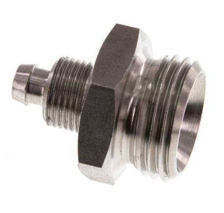8x6 & G1/2'' Acero inoxidable 1.4571 Racor recto con rosca macho