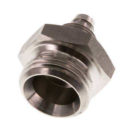 8x6 & G1/2'' Acero inoxidable 1.4571 Racor recto con rosca macho
