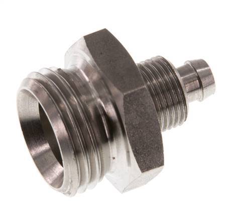 8x6 & G1/2'' Acero inoxidable 1.4571 Racor recto con rosca macho