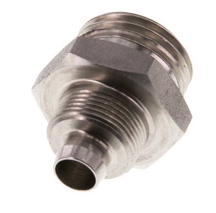 10x8 & G1/2'' Acero inoxidable 1.4571 Racor recto con rosca macho