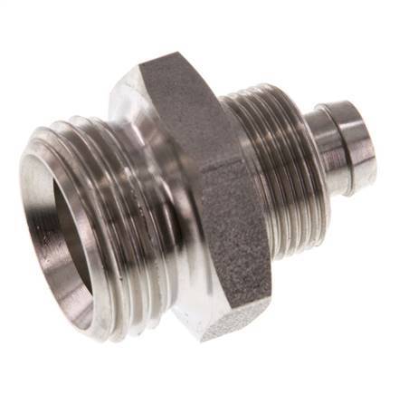 10x8 & G1/2'' Acero inoxidable 1.4571 Racor recto con rosca macho