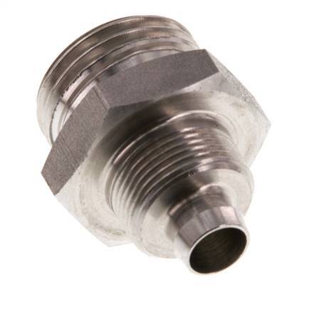 10x8 & G1/2'' Acero inoxidable 1.4571 Racor recto con rosca macho