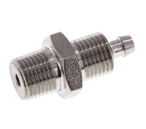 6x4 & 1/8''NPT Racor recto con rosca macho de acero inoxidable 1.4571