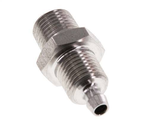 6x4 & 1/8''NPT Racor recto con rosca macho de acero inoxidable 1.4571