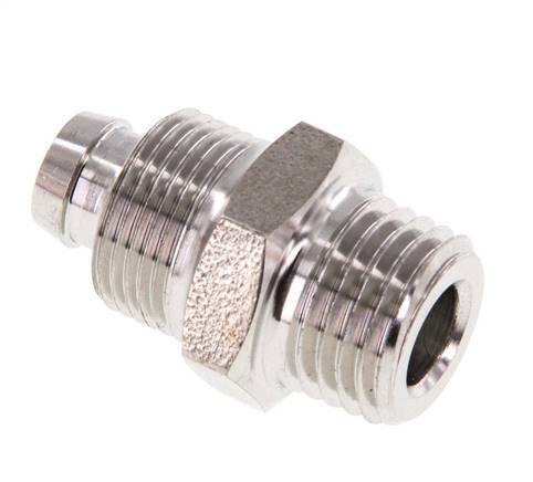 10x8 & 1/4''NPT Racor recto con rosca macho de acero inoxidable 1.4571