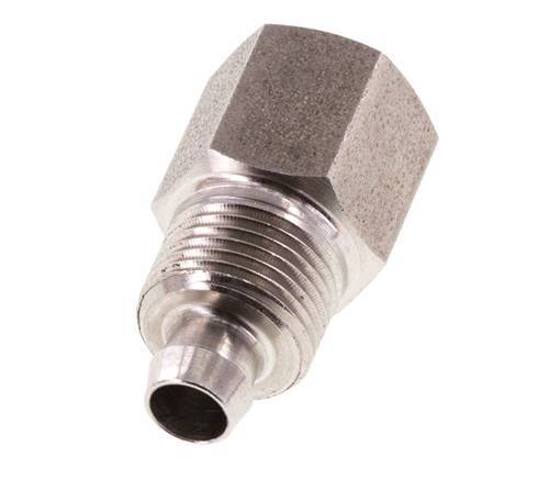 8x6 & G1/8'' Acero inoxidable 1.4571 Racor recto con rosca hembra