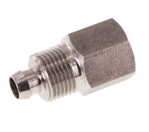 8x6 & G1/8'' Acero inoxidable 1.4571 Racor recto con rosca hembra