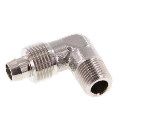 8x6 & R1/8'' Acero inoxidable 1.4404 Racor codo con rosca macho