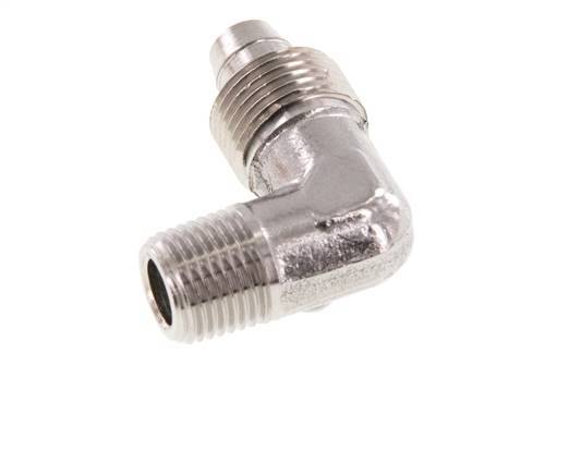 8x6 & R1/8'' Acero inoxidable 1.4404 Racor codo con rosca macho