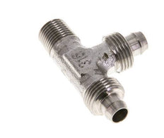 Racor en T de ángulo recto con rosca macho de acero inoxidable 1.4305 de 8x6 y R1/8