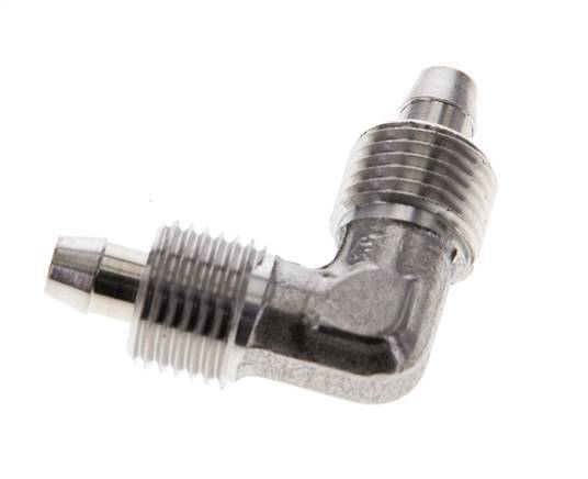 6x4 Acero inoxidable 1.4404 Codo Racor rápido