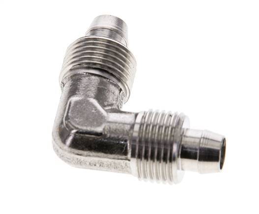 Racor codo 8x6 de acero inoxidable 1.4404