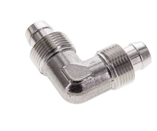 Racor codo 10x8 de acero inoxidable 1.4404