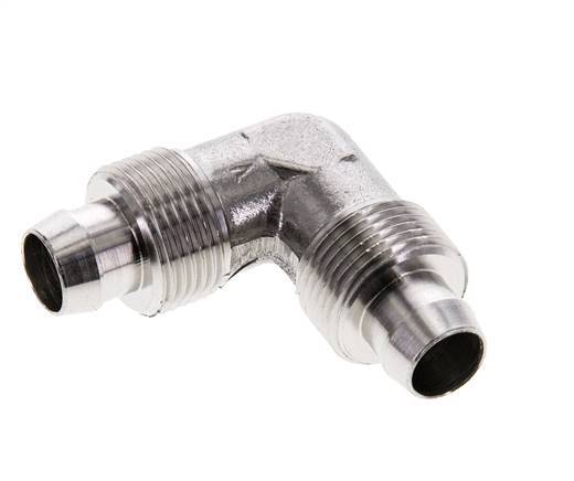 Racor codo 10x8 de acero inoxidable 1.4404