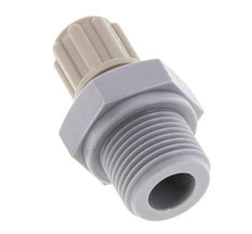 Racor de compresión recto 6x4mm y G3/8'' PA con rosca macho 10 bar [2 piezas]