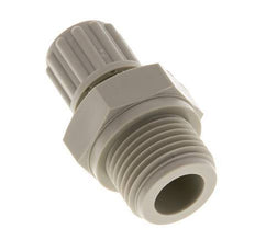 Racor de compresión recto de PP de 8x6 mm y G1/2'' con rosca macho 10 bar