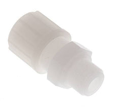 14x12mm & G3/8'' Racor de compresión recto de PVDF con rosca macho 10 bar
