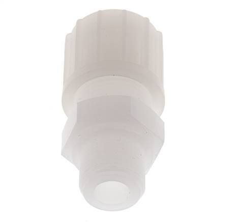14x12mm & G3/8'' Racor de compresión recto de PVDF con rosca macho 10 bar