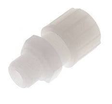 14x12mm & G3/8'' Racor de compresión recto de PVDF con rosca macho 10 bar