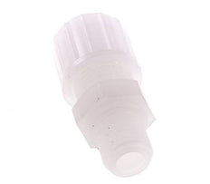 Racor de compresión recto de PVDF de 6x4 mm y G1/2'' con rosca macho 10 bar