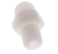 Racor de compresión recto de PVDF 8x6 mm y G1/2'' con rosca macho 10 bar