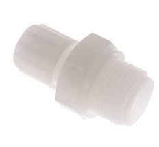 Racor de compresión recto de PVDF 8x6 mm y G1/2'' con rosca macho 10 bar