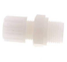 12x10mm & G1/2'' PVDF Straight Compression Fitting with Male Threads 10 bar