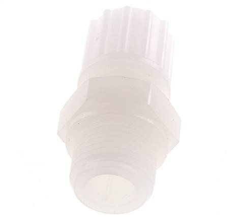 12x10mm & G1/2'' PVDF Straight Compression Fitting with Male Threads 10 bar