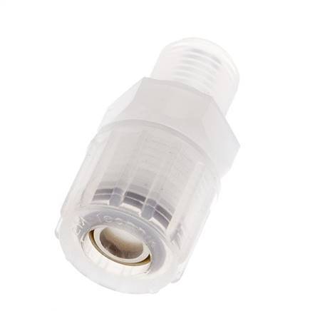 10x8mm & G1/4'' PFA Racor de corte recto con rosca macho 10 bar