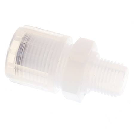 12x10mm & G1/4'' PFA Racor de corte recto con roscas macho 10 bar