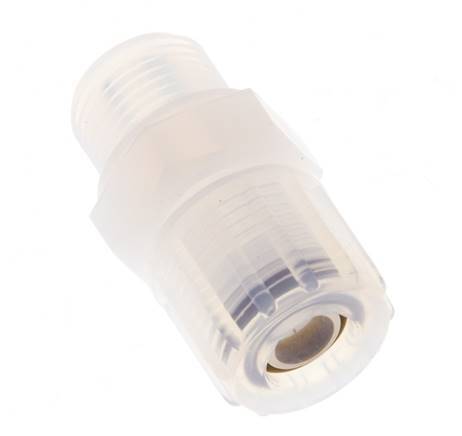 10x8mm & G3/8'' PFA Racor de corte recto con rosca macho 10 bar