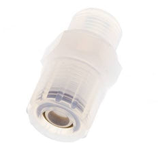 10x8mm & G3/8'' PFA Racor de corte recto con rosca macho 10 bar