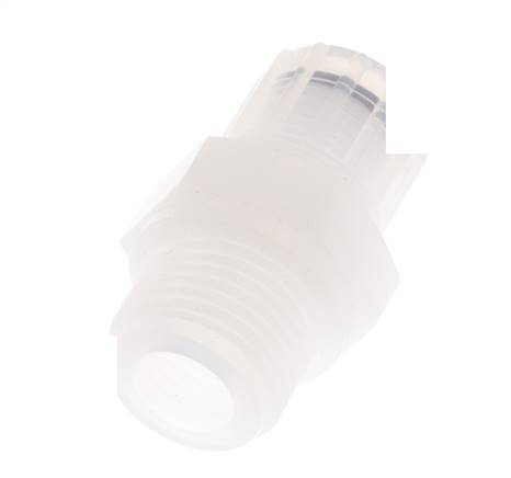 10x8mm & G1/2'' PFA Straight Cutting Fitting with Male Threads 10 bar