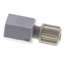 6x4mm & G1/4'' PA Straight Compression Fitting with Female Threads 10 bar [2 Pieces]