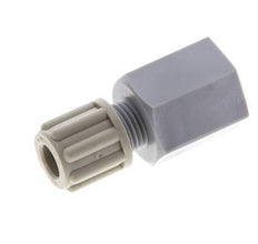6x4mm & G1/4'' PA Straight Compression Fitting with Female Threads 10 bar [2 Pieces]