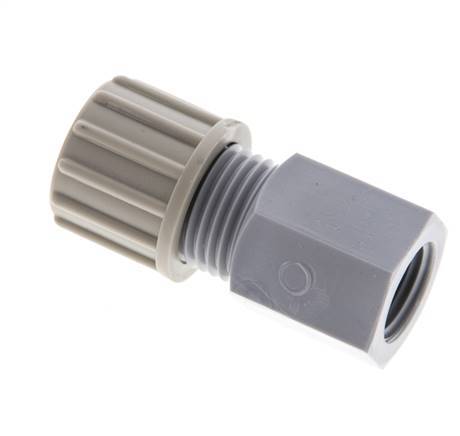10x8mm & G1/4'' PA Straight Compression Fitting with Female Threads 10 bar
