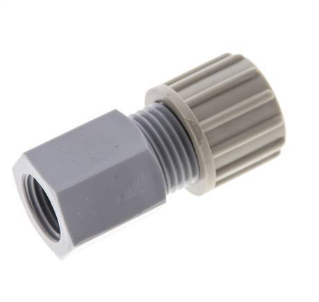 10x8mm & G1/4'' PA Straight Compression Fitting with Female Threads 10 bar