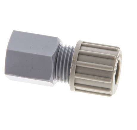 10x8mm & G1/4'' PA Straight Compression Fitting with Female Threads 10 bar