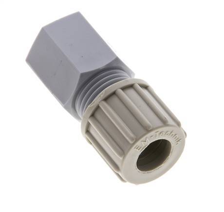 10x8mm & G1/4'' PA Straight Compression Fitting with Female Threads 10 bar