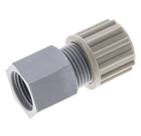 12x9mm & G3/8'' PA Straight Compression Fitting with Female Threads 10 bar