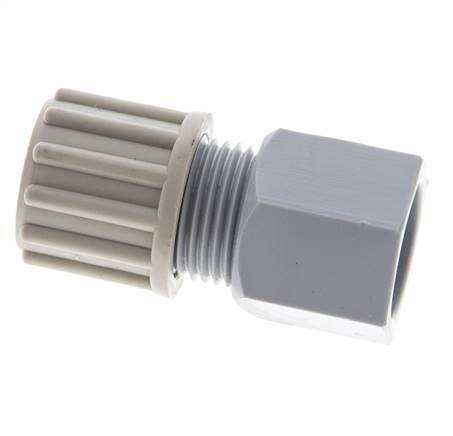 12x9mm & G3/8'' PA Straight Compression Fitting with Female Threads 10 bar