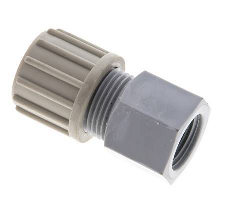 14x12mm & G3/8'' PA Straight Compression Fitting with Female Threads 10 bar